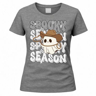 Funny Saying Spooky Season Halloween Western Gift Women's T-Shirt