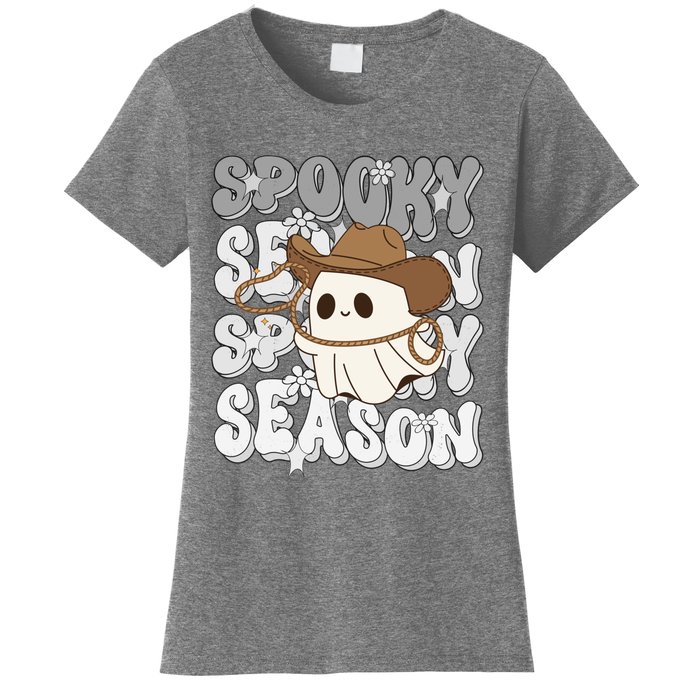 Funny Saying Spooky Season Halloween Western Gift Women's T-Shirt