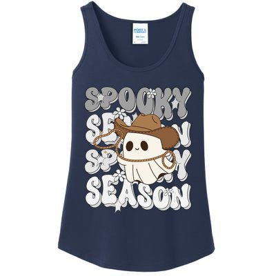 Funny Saying Spooky Season Halloween Western Gift Ladies Essential Tank