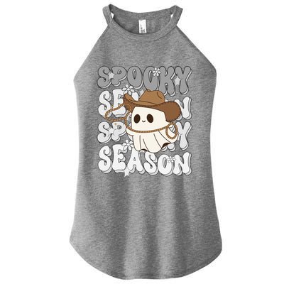 Funny Saying Spooky Season Halloween Western Gift Women's Perfect Tri Rocker Tank