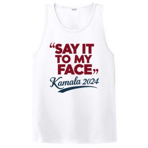 Funny Saying Say It To My Face Harris Presidential 2024 PosiCharge Competitor Tank