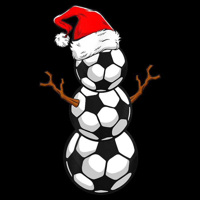 Funny Soccer Snow Boys Soccer Christmas Pajama Xmas Gift Cooling Performance Crew T-Shirt