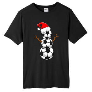 Funny Soccer Snow Boys Soccer Christmas Pajama Xmas Gift Tall Fusion ChromaSoft Performance T-Shirt