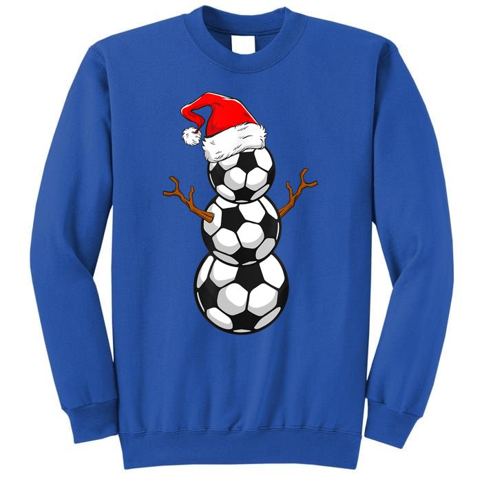 Funny Soccer Snow Boys Soccer Christmas Pajama Xmas Gift Sweatshirt