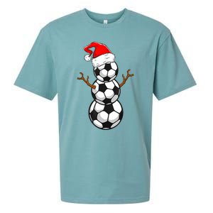 Funny Soccer Snow Boys Soccer Christmas Pajama Xmas Gift Sueded Cloud Jersey T-Shirt