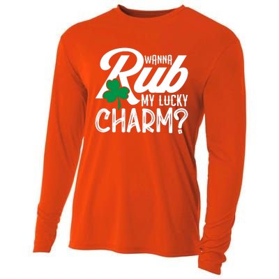 Funny Sexy St Patricks Day Clothing For Men Inappropriate Cooling Performance Long Sleeve Crew