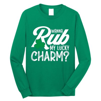 Funny Sexy St Patricks Day Clothing For Men Inappropriate Long Sleeve Shirt