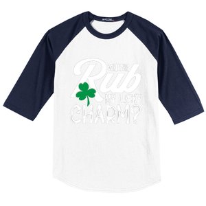 Funny Sexy St Patricks Day Clothing For Men Inappropriate Baseball Sleeve Shirt