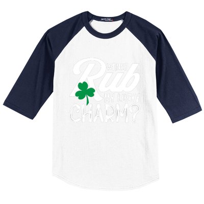 Funny Sexy St Patricks Day Clothing For Men Inappropriate Baseball Sleeve Shirt