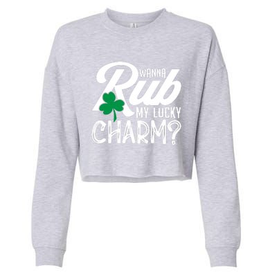 Funny Sexy St Patricks Day Clothing For Men Inappropriate Cropped Pullover Crew