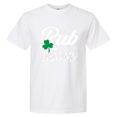 Funny Sexy St Patricks Day Clothing For Men Inappropriate Garment-Dyed Heavyweight T-Shirt