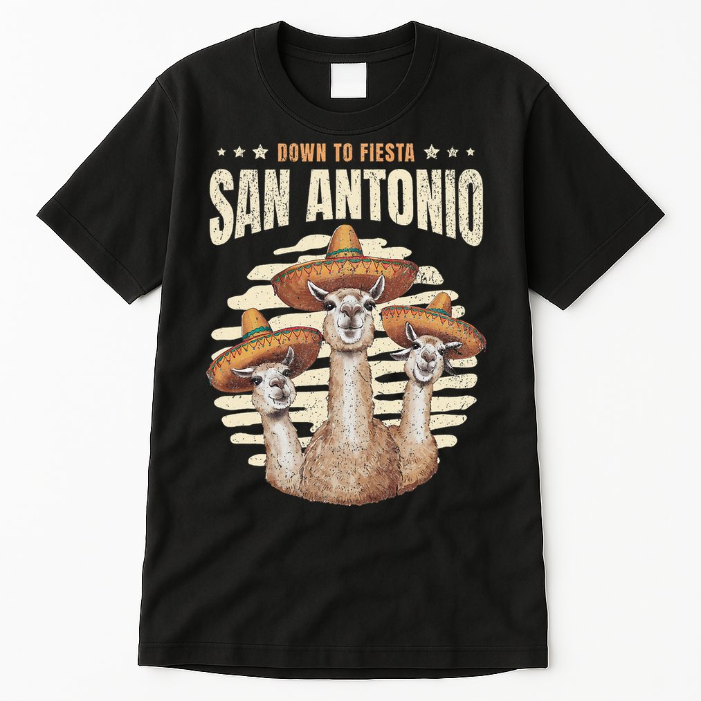Fiesta Squad San Antonio Texas Cinco De Mayo Lets Fiesta Tall T-Shirt