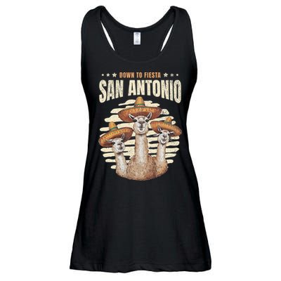 Fiesta Squad San Antonio Texas Cinco De Mayo Lets Fiesta Ladies Essential Flowy Tank