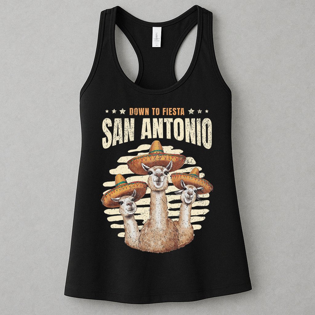 Fiesta Squad San Antonio Texas Cinco De Mayo Lets Fiesta Womens Tank Top