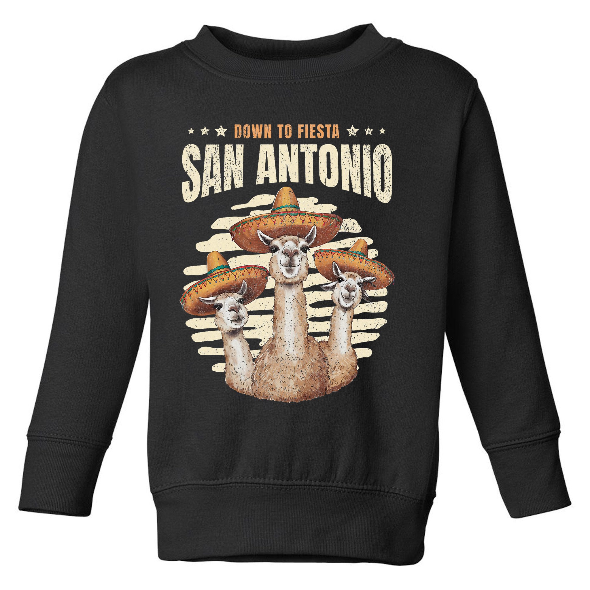 Fiesta Squad San Antonio Texas Cinco De Mayo Lets Fiesta Toddler Sweatshirt