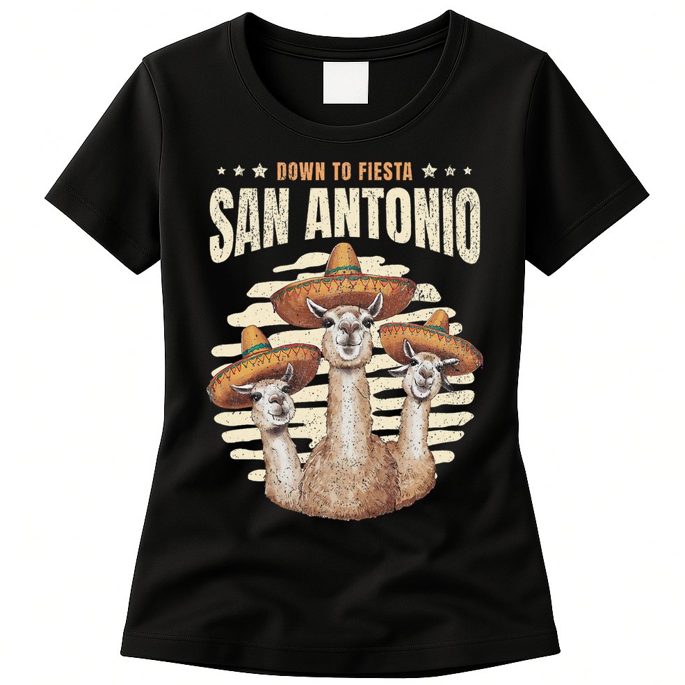 Fiesta Squad San Antonio Texas Cinco De Mayo Lets Fiesta Womens T-Shirt