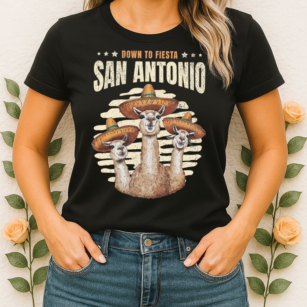 Fiesta Squad San Antonio Texas Cinco De Mayo Lets Fiesta Womens T-Shirt
