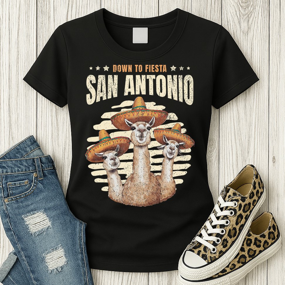 Fiesta Squad San Antonio Texas Cinco De Mayo Lets Fiesta Womens T-Shirt