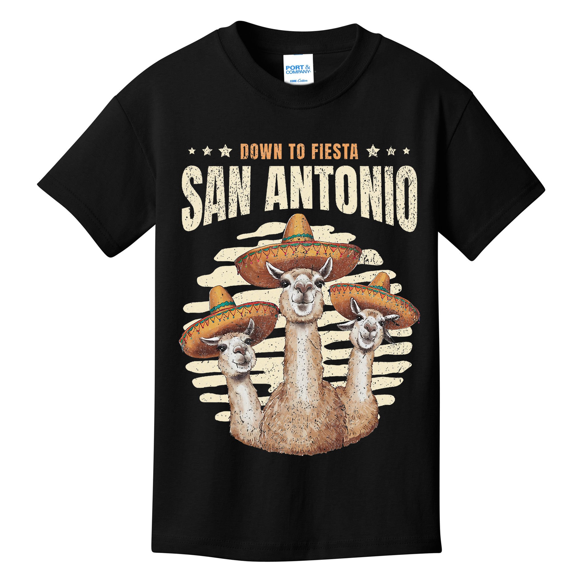 Fiesta Squad San Antonio Texas Cinco De Mayo Lets Fiesta Kids T-Shirt