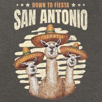 Fiesta Squad San Antonio Texas Cinco De Mayo Lets Fiesta Cotton Canvas Backpack
