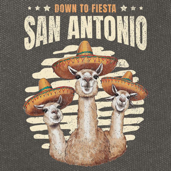 Fiesta Squad San Antonio Texas Cinco De Mayo Lets Fiesta Cotton Canvas Backpack