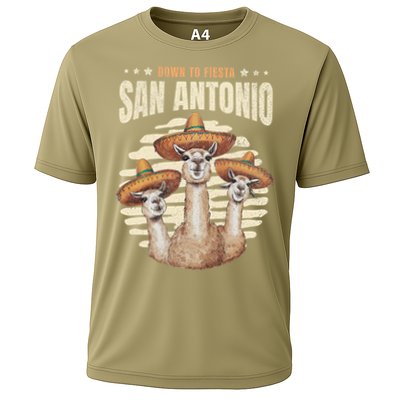 Fiesta Squad San Antonio Texas Cinco De Mayo Lets Fiesta Cooling Performance Crew T-Shirt