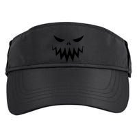 Funny Scary Smiling Face Custom Halloween Gift Adult Drive Performance Visor