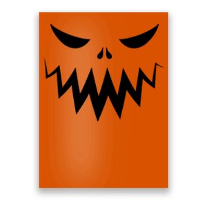 Funny Scary Smiling Face Custom Halloween Gift Poster