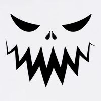 Funny Scary Smiling Face Custom Halloween Gift Garment-Dyed Sweatshirt