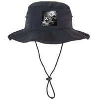 Funny Surprised Scared Cat Selfie With Dragon Bucket Hat
