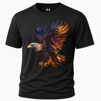 Fiery Steller's Seaeagle Graphic Cooling Performance Crew T-Shirt