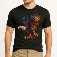 Fiery Steller's Seaeagle Graphic Cooling Performance Crew T-Shirt