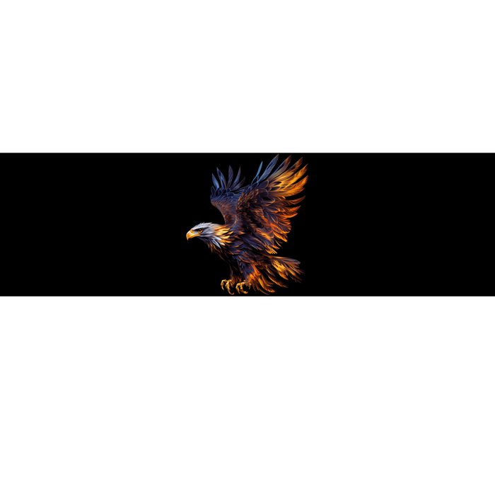 Fiery Steller's Seaeagle Graphic Bumper Sticker