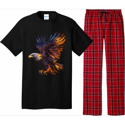 Fiery Steller's Seaeagle Graphic Pajama Set