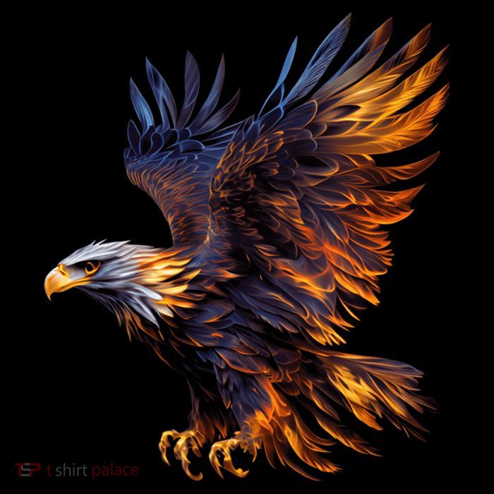 Fiery Steller's Seaeagle Graphic 16 in Basic Backpack