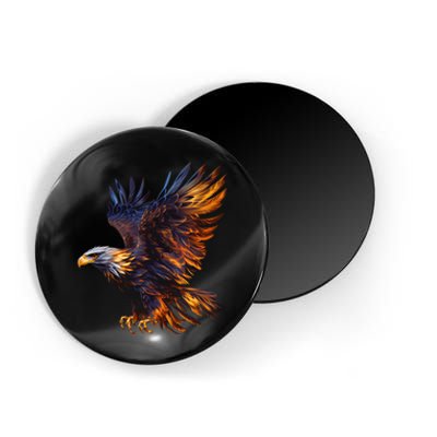 Fiery Steller's Seaeagle Graphic Magnet