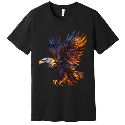 Fiery Steller's Seaeagle Graphic Premium T-Shirt