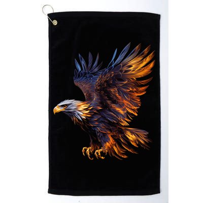 Fiery Steller's Seaeagle Graphic Golf Towel