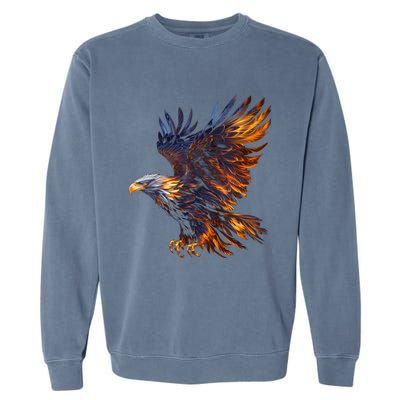 Fiery Steller's Seaeagle Graphic Garment-Dyed Sweatshirt