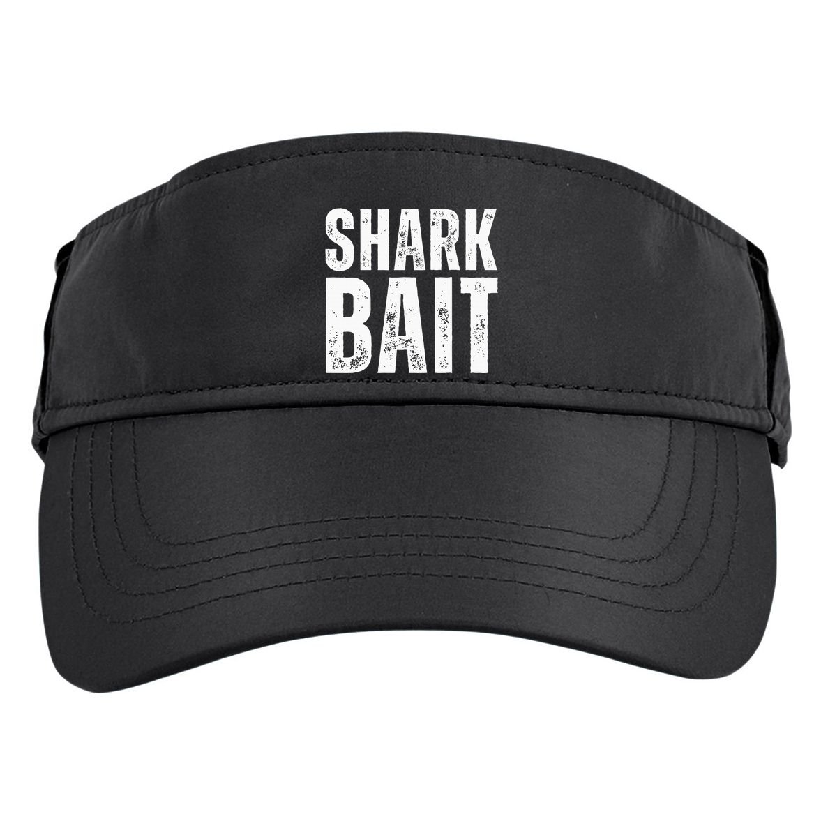 Funny Shark Shark Bait Adult Drive Performance Visor