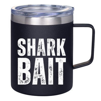 Funny Shark Shark Bait 12oz Stainless Steel Coffee Mug