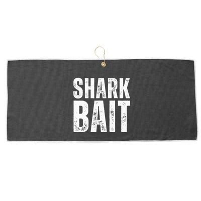 Funny Shark Shark Bait Large Microfiber Waffle Golf Towel