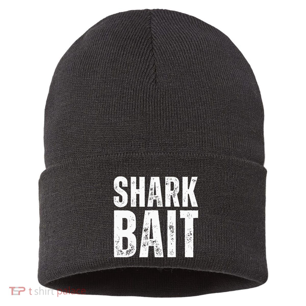 Funny Shark Shark Bait Sustainable Knit Beanie