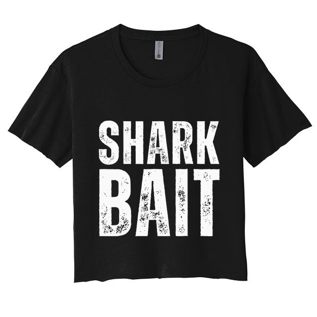 Funny Shark Shark Bait Crop Top