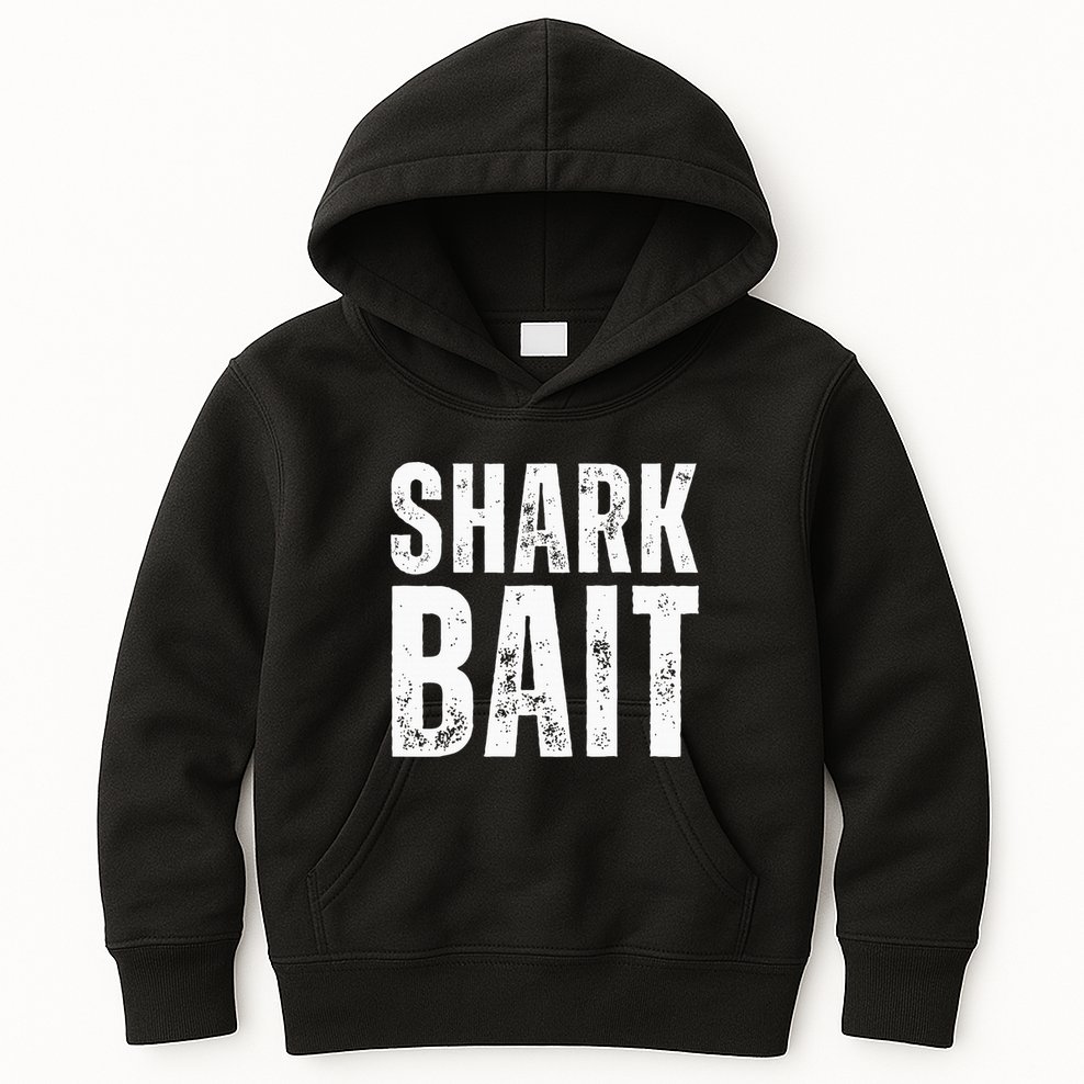 Funny Shark Shark Bait Kids Hoodie