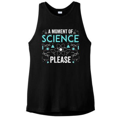 Funny Scientist Science Chemistry Physics Lover Geek Nerd Cool Gift Ladies PosiCharge Tri-Blend Wicking Tank