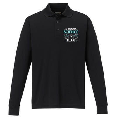 Funny Scientist Science Chemistry Physics Lover Geek Nerd Cool Gift Performance Long Sleeve Polo