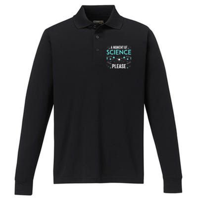 Funny Scientist Science Chemistry Physics Lover Geek Nerd Cool Gift Performance Long Sleeve Polo