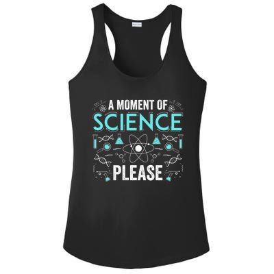 Funny Scientist Science Chemistry Physics Lover Geek Nerd Cool Gift Ladies PosiCharge Competitor Racerback Tank