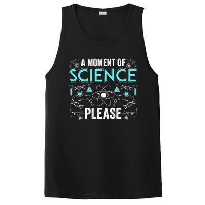 Funny Scientist Science Chemistry Physics Lover Geek Nerd Cool Gift PosiCharge Competitor Tank